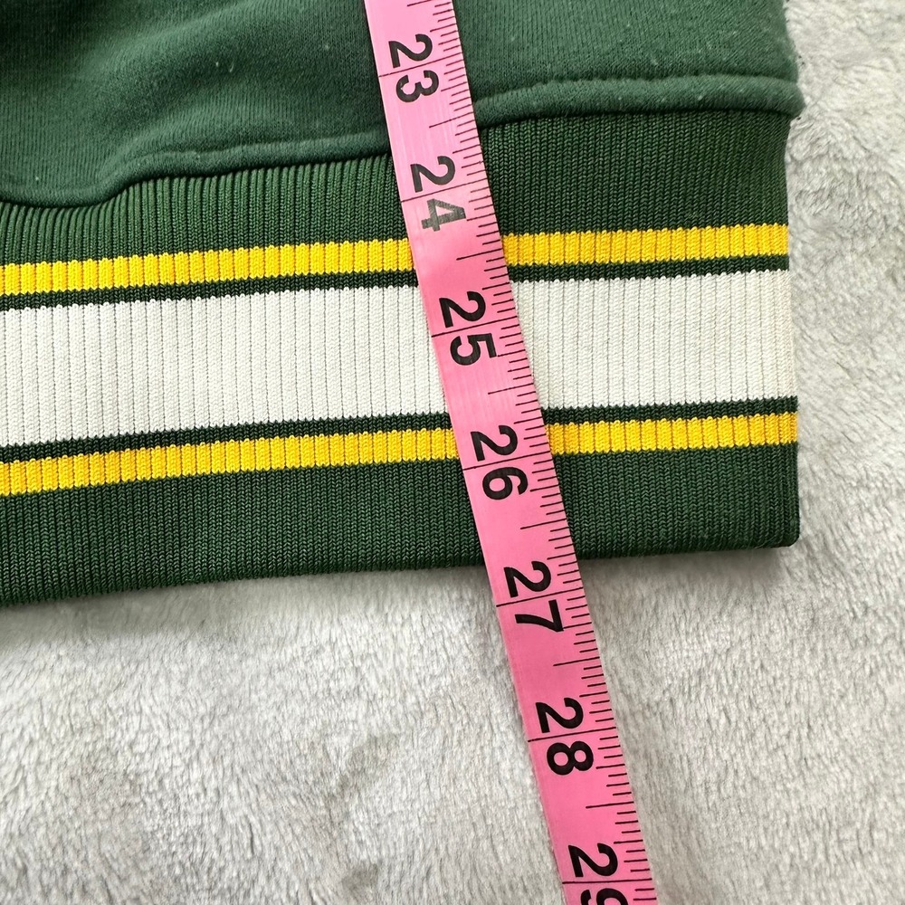 NFL Green Bay Packers Hoodie Mens S Green Embroidered Pullover Fleece Sweatshirt - Picture 7 of 9